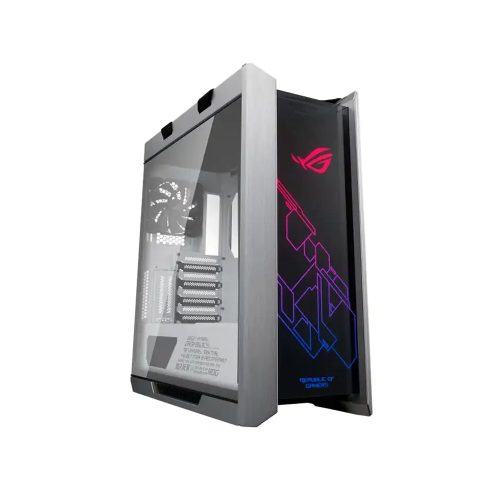 Caja Asus ROG Strix Helios GX601 Blanco con Paneles de Vidrio y 4 Ventiladores para Ventilación Óptima