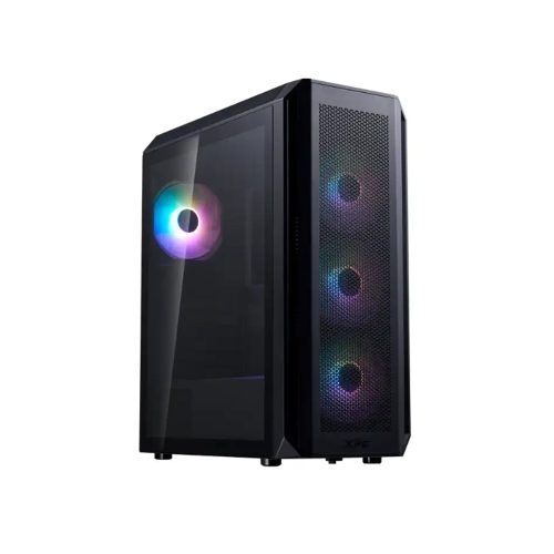 Caja XPG Valor Air Plus, Panel de vidrio, 4 ventiladores, soporte para radiador 360mm - Eficiencia y Estilo