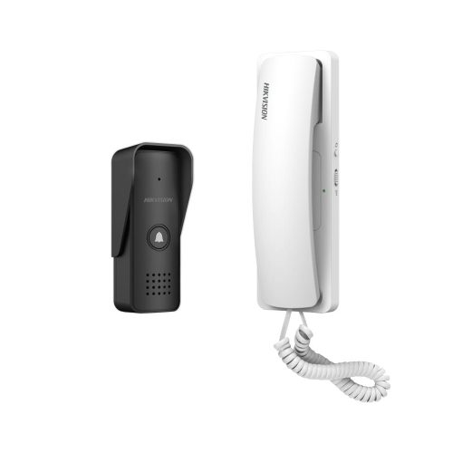 Intercom Kit Hikvision DS-KIS103 con video a color y conectividad IP para seguridad doméstica