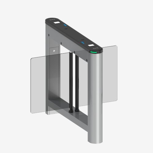 Barrera Peatonal ZKTeco Ala de Ángel Doble Carril, Ideal para Seguridad en Espacios Públicos