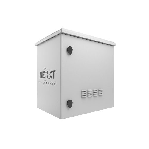 Gabinete Exterior Nexxt Solutions NPC-O12U64P Acero SPCC Montaje en Poste Color Gris Claro