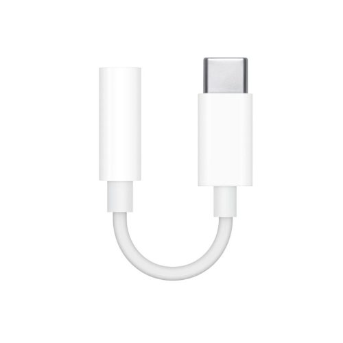 Adaptador de audio Apple de 3.5 mm compatible con iPhone y iPad - Blanco
