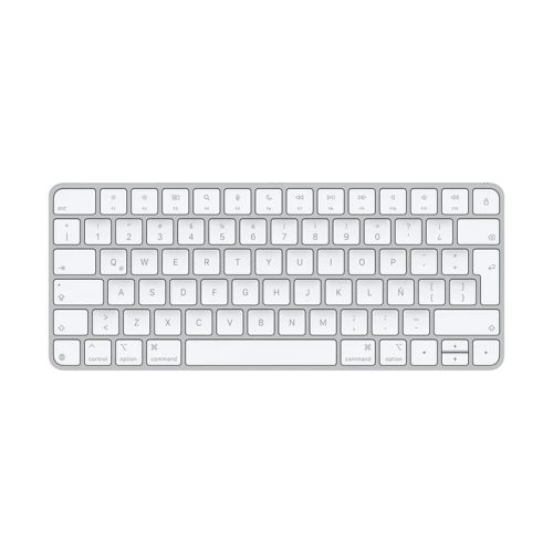 Teclado Apple Magic Español Inalámbrico con USB Tipo C Bluetooth Blanco para Mac y iPad