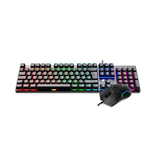 Teclado y Mouse Gaming ANTRYX GC-3500 SW Blue RGB Mecánico Con Iluminación Personalizable