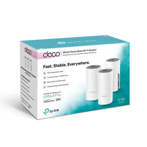 TP-LINK Deco E4 Sistema Wi-Fi Malla 3 Enrutadores Doble Banda Wi-Fi 5 Conectividad Rápida