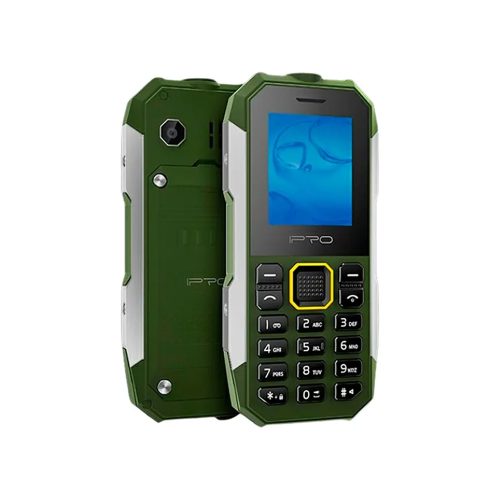 Celular iPro Shark II 2G Verde Dual SIM Conectividad Básica y Diseño Compacto