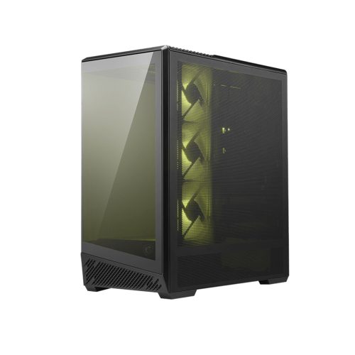 Case MSI MAG Pano 130R Mid Tower ATX Micro ATX Color Negro Aerodinámico con Cristal Templado