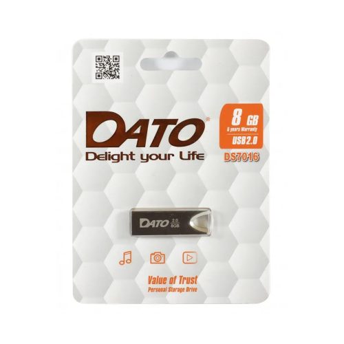 Memoria USB 8GB Dato DS7016 2.0 Metal Conectividad Rápida Diseño Elegante