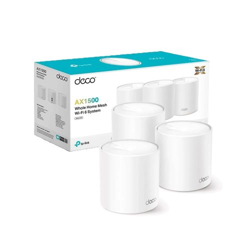 TP-Link Deco X10 Router WiFi 6 Mesh 3-pack hasta 3000 Mbps cobertura amplia