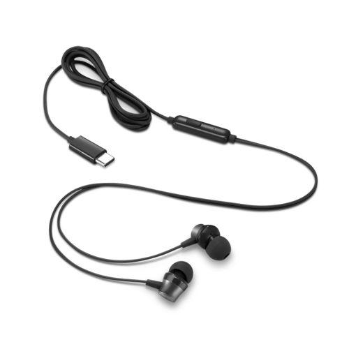 Auriculares In-Ear Lenovo 4XD1J77351 Sonido Digital Aislamiento Pasivo Color Negro