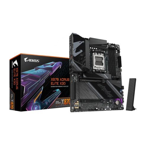 Placa base GIGABYTE AORUS ELITE X X870E DDR5 ATX alta velocidad compatible gaming