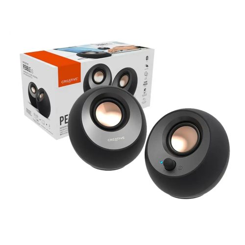 Parlante Creative Pebble V3 2.0 8W Bluetooth USB-C Audio Negro