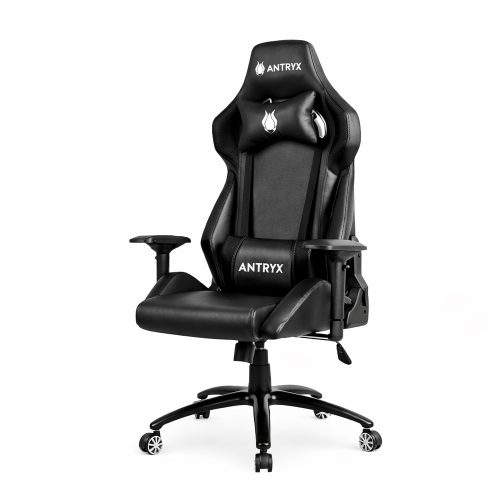 Silla Gaming ANTRYX Racing Prix Negro Diseño Ergonómico y Óptima Comodidad para Jugadores