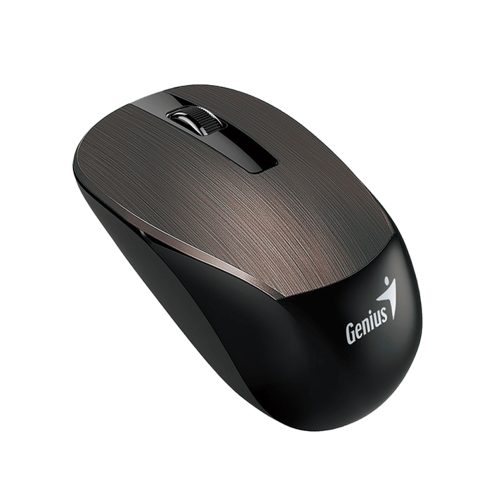 Mouse Wireless Genius NX-7015 BlueEye Chocolate 2.4GHz Ergonomico Inalambrico Color Marrón