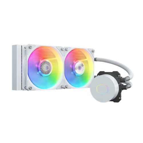 Cooler CPU Liquid 240mm Cooler Master ML240L V2 ARGB Blanco con Iluminación RGB