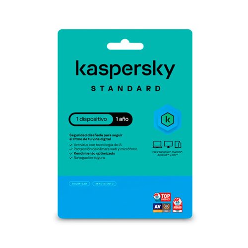 Antivirus Kaspersky Standard 1 PC 12 meses