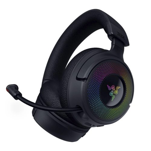 Audífono Razer Kraken V4 70H Wireless BT USB-A THX 9 zonas Chroma Black